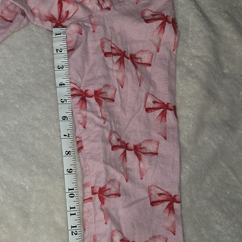 PJ Salvage Pink and Red Bow Pajama Set - Top Size Medium And Large For The Pants - Picture 11 of 11